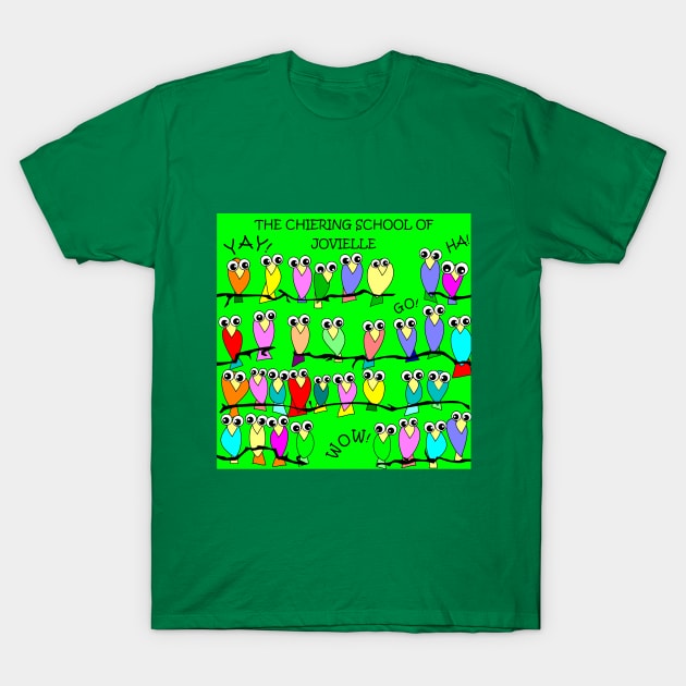 Chiering School of Jovielle Single Bright Green T-Shirt by ArtticArlo